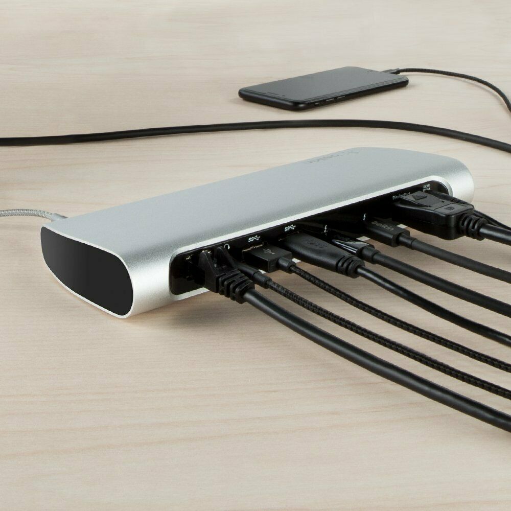 Docking Station Belkin Thunderbolt 3 Express con cable activo de 80 cm