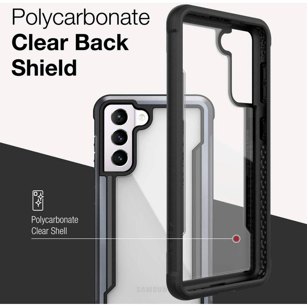 Funda Raptic Shield Pro para Samsung Galaxy S21 negro