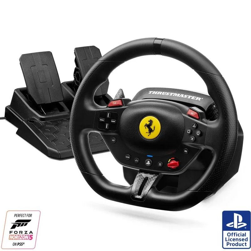 Volante + Pedales de carreras Thrustmaster T98-P FERRARI 296 GTB PS5/PS4/PC
