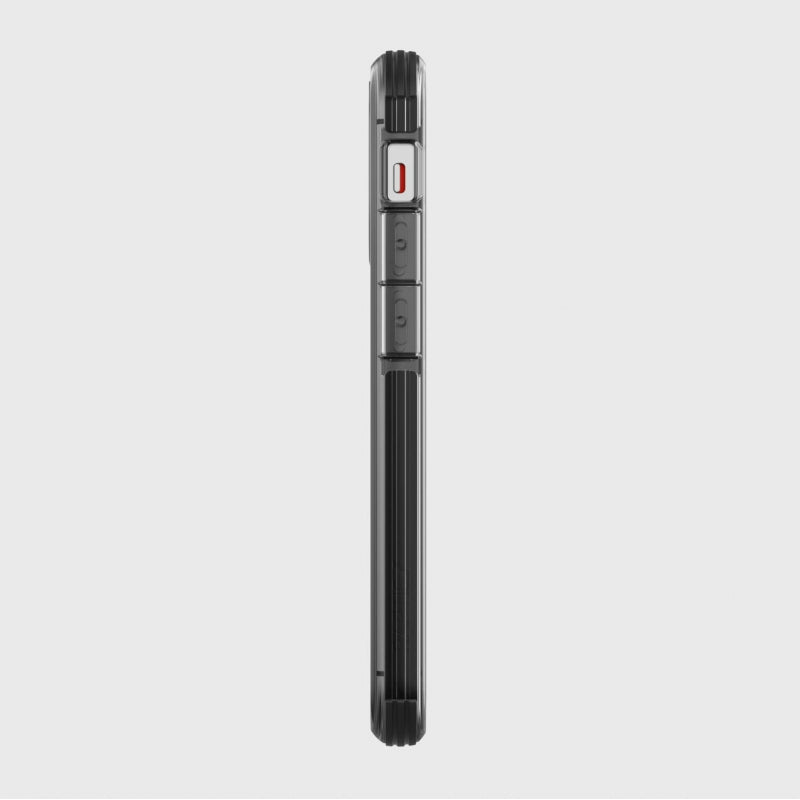 Funda Raptic Clear para Apple iPhone 12 Mini negra humo