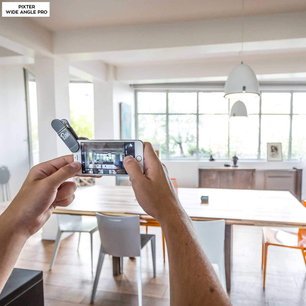 Objetivo Gran Angular Pro Pixter Grandangle compatible con todos los smartphones