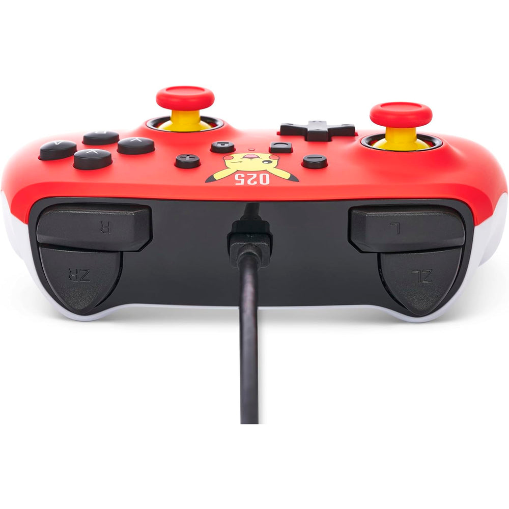 Mando PowerA con Cable Pikachu riendo para Nintendo Switch