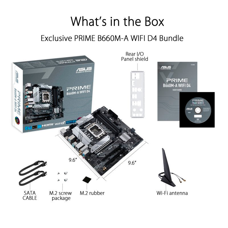 Placa Base Asus PRIME B660M-A WIFI D4 *Fallan 2 primeros bancos memoria, 3-4 OK*