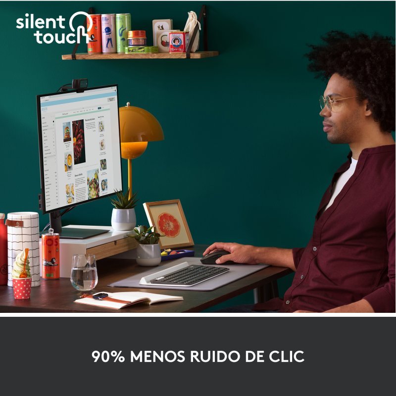 Ratón Logitech Signature M650 L Óptico Inalámbrico 2000DPI Gris Usado *Sin emb.*