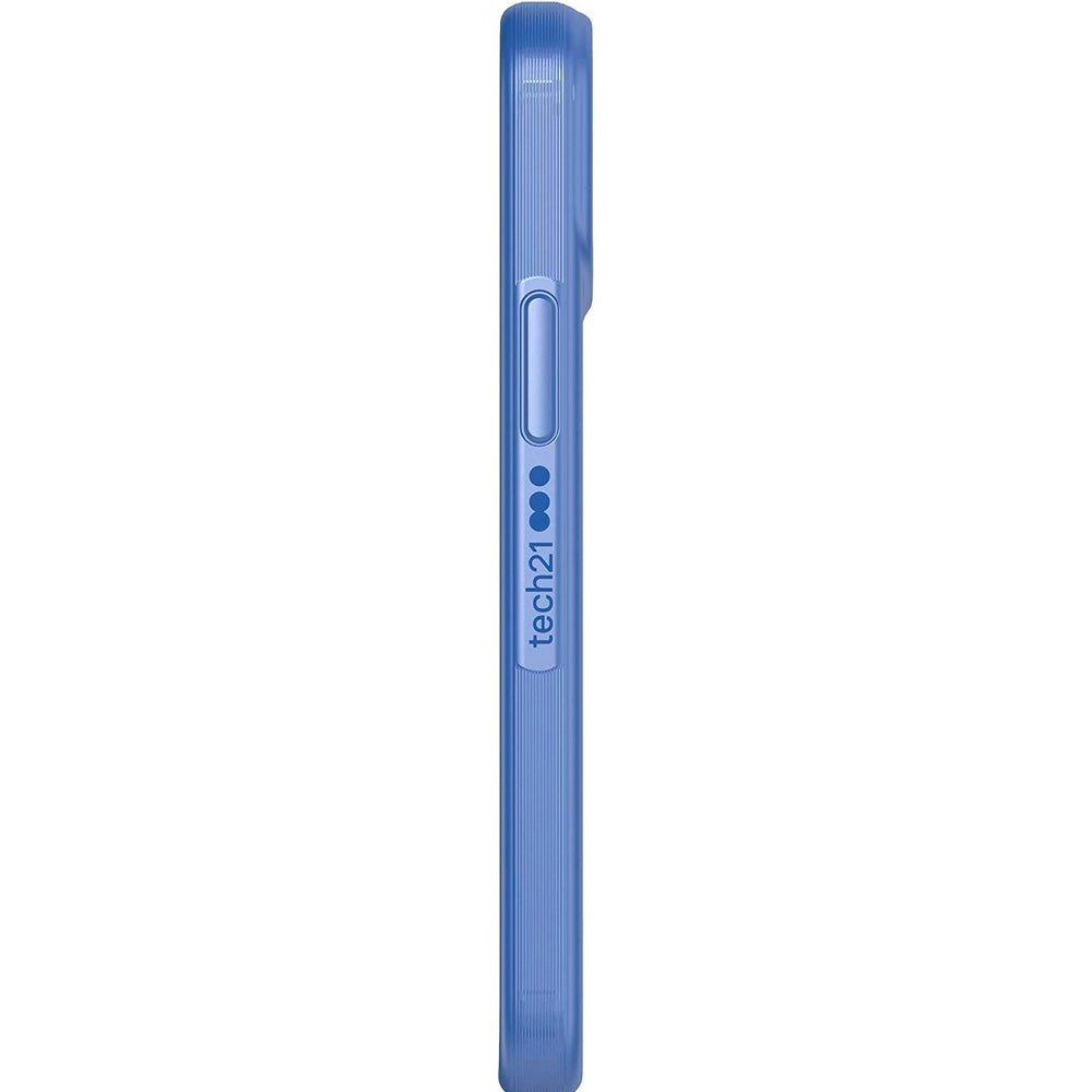 Funda de Silicona Tech21 Evo Slim azul para Apple iPhone 12 Mini 5G