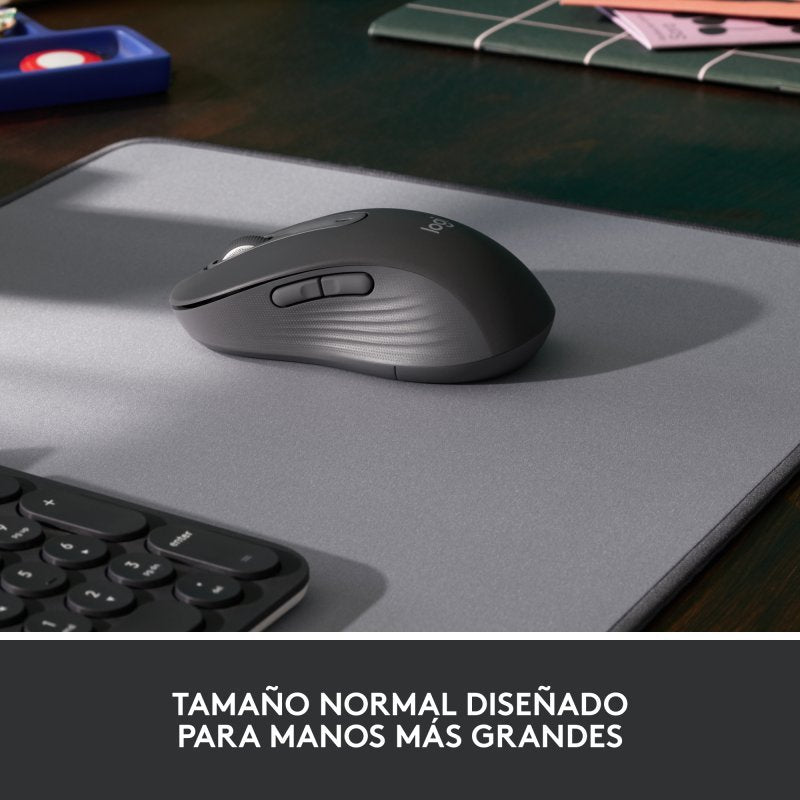 Ratón Logitech Signature M650 L Óptico Inalámbrico 2000DPI Gris Usado *Sin emb.*