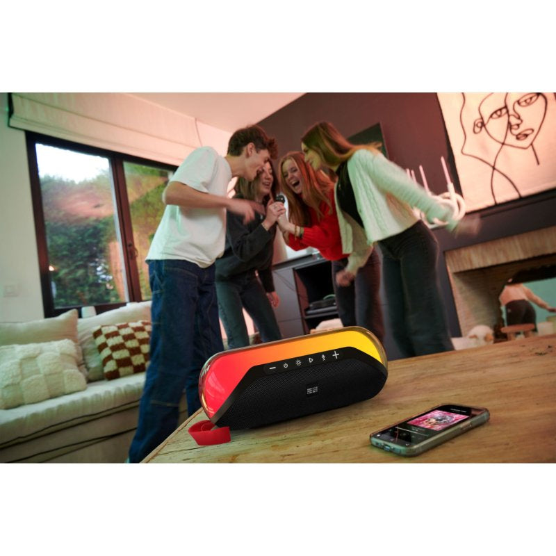 Altavoz Big Ben PARTYBTLITE2 Bluetooth Inalámbrico Con Efectos Luminosos 50W