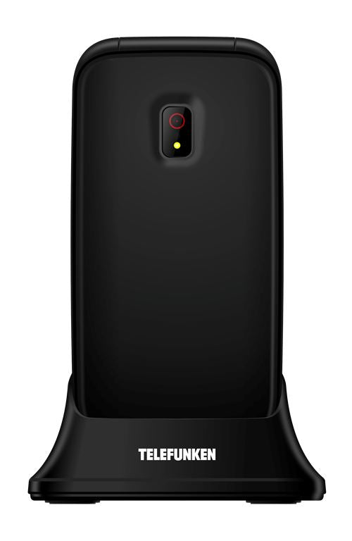 Telefunken S440 Negro — Teléfono móvil plegable fácil de usar