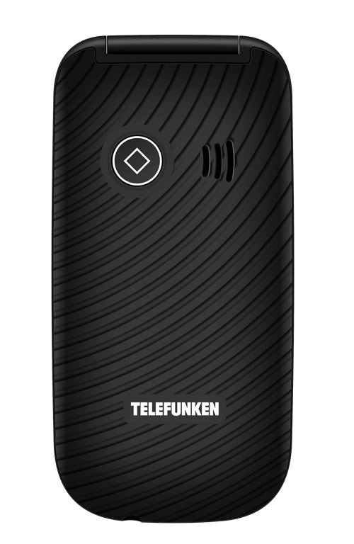 Telefunken S440 Negro — Teléfono móvil plegable fácil de usar