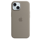 Funda Original iPhone 15 Arcilla (Marrón/Beige) — Funda de silicona con MagSafe