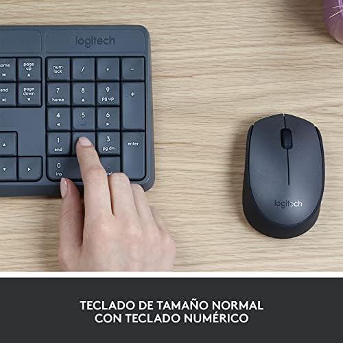 Logitech MK235 Negro — Combo teclado y ratón inalámbrico
