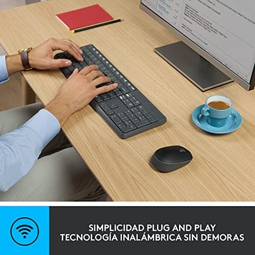 Logitech MK235 Negro — Combo teclado y ratón inalámbrico