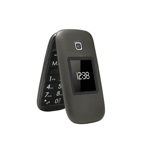 Telefunken TM 260 COSI Negro — Teléfono móvil plegable fácil de usar