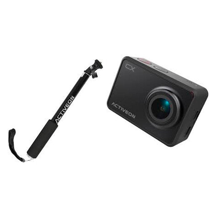 Pack Cámara de acción CX Activeon con Wi-Fi + Palo selfie aluminio + Software