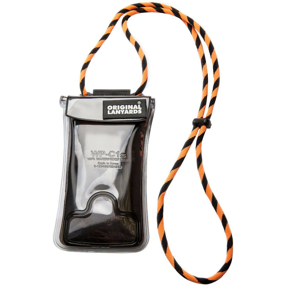 Funda Impermeable para Smartphone Original Lanyards Surfie Pro 5» naranja/negro