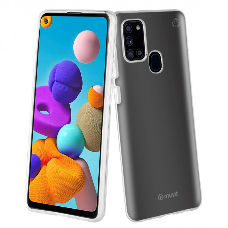 Funda Muvit for Change para Samsung Galaxy A21S recicletek transparente