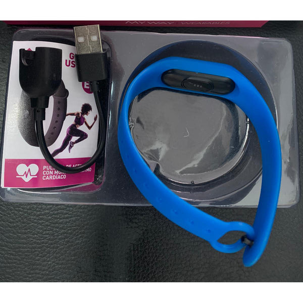Pulsera Cuantificadora Myway Azul Usada.
