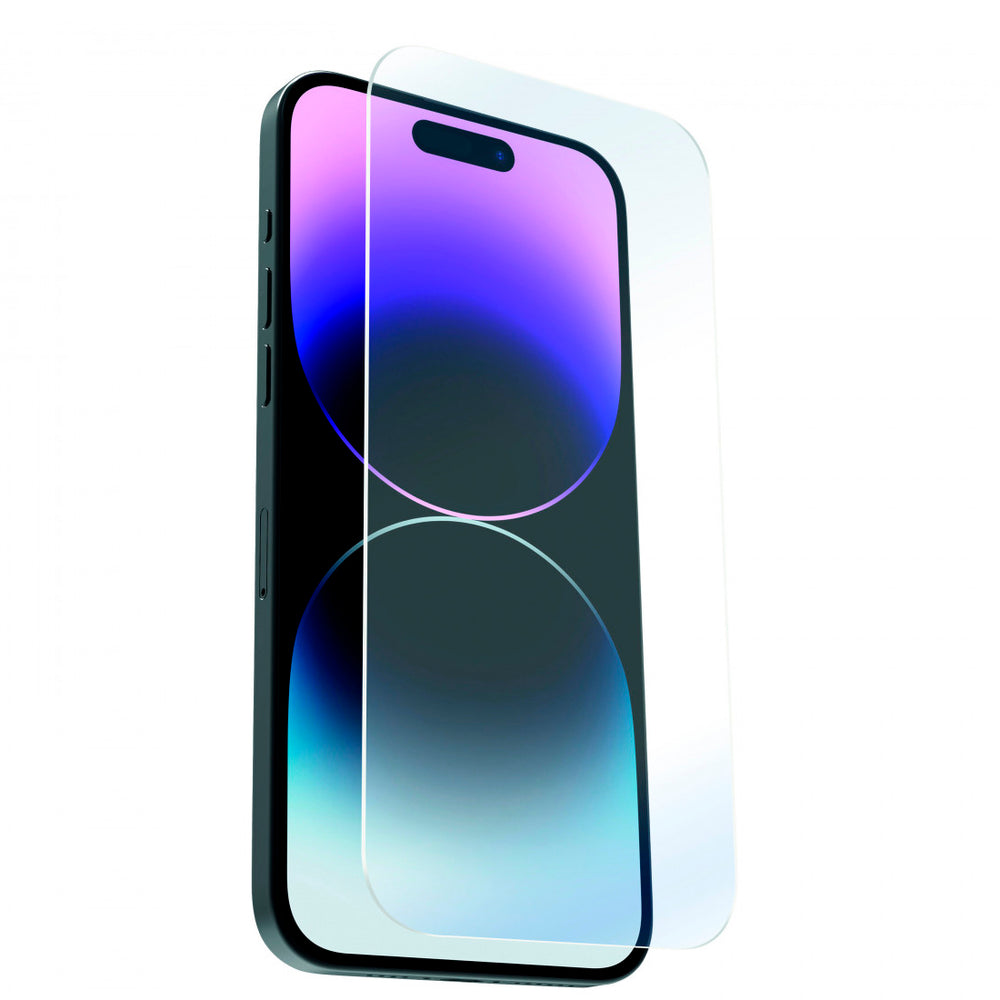 Protector de pantalla Muvit for change Apple iPhone 15 Pro vidrio templado plano