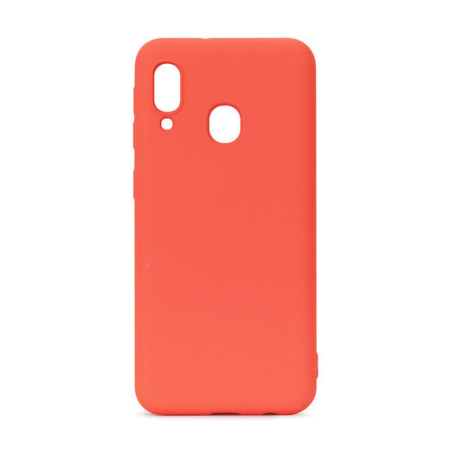 Funda Muvit Life liquid Soft para Samsung Galaxy A40 Coral.