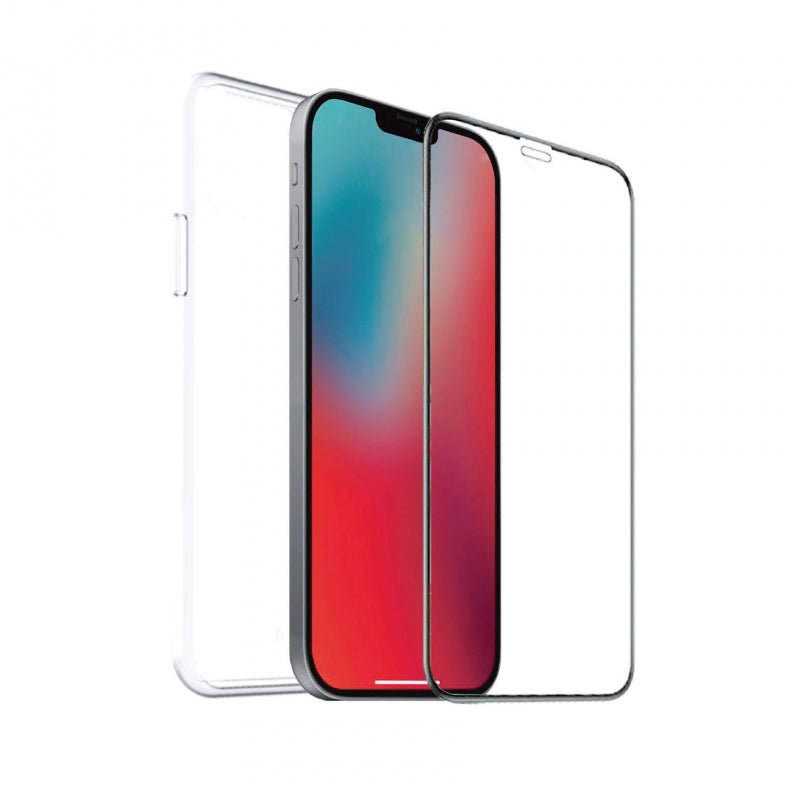 Pack Muvit for Change Apple iPhone 12 Mini funda Cristal Soft+protector pantalla
