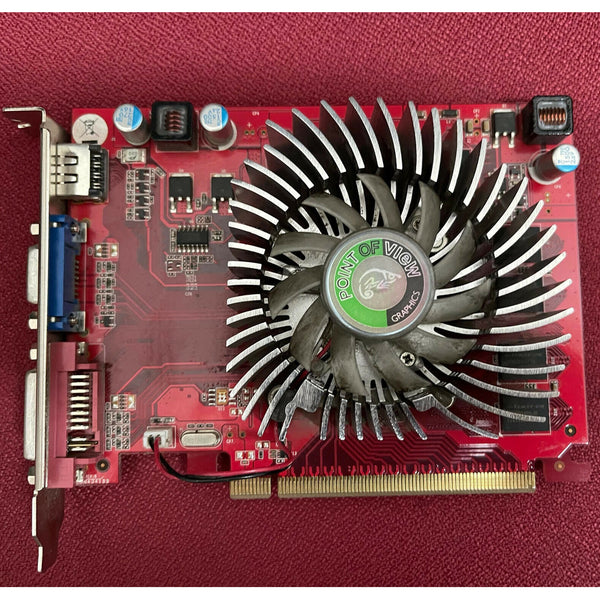 Tarjeta Gráfica Point Of View 512MB Radeon HD 2600PRO Super GDDR2 Usada.