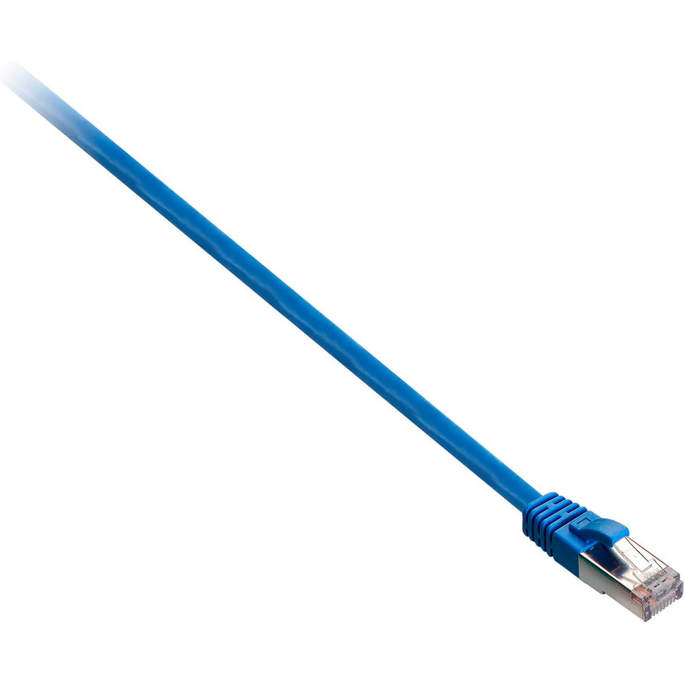Cable de red blindado V7 2 m Cat5e U/FTP (STP) RJ-45 Azul