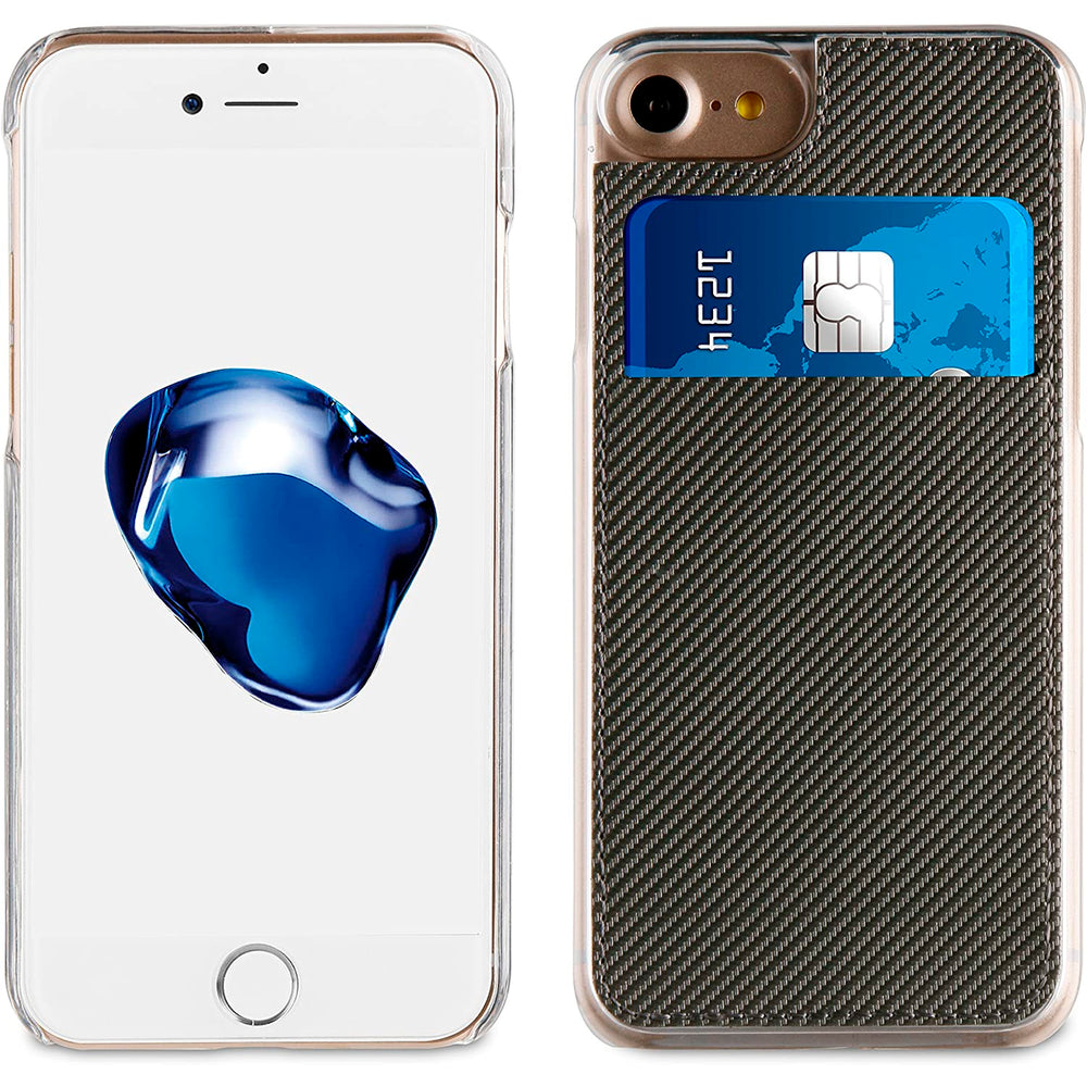 Funda Muvit para Apple iPhone 7/6S/6 (con Tarjetero Vertical) Color Gris.