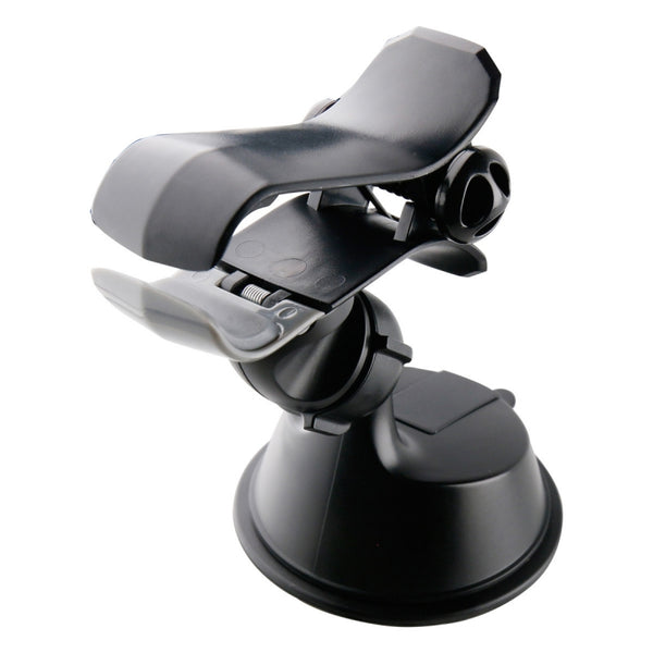 Soporte coche Muvit universal pinza salpicadero y parabrisas hasta 6,5» negro