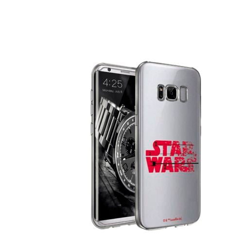 Carcasa Disney Star Wars Last Jedi para Samsung Galaxy S8 transparente.