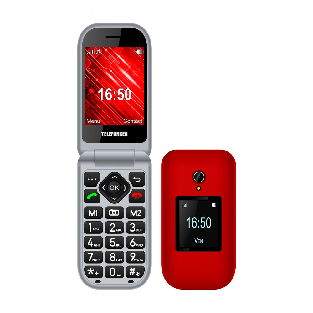 Teléfono Móvil Telefunken Libre S460 2.8″ Senior Rojo