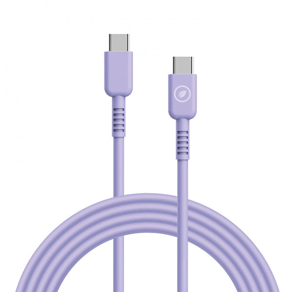 Cable Muvit for Change Tipo C a Tipo C 3A/60W 1.2m lavanda