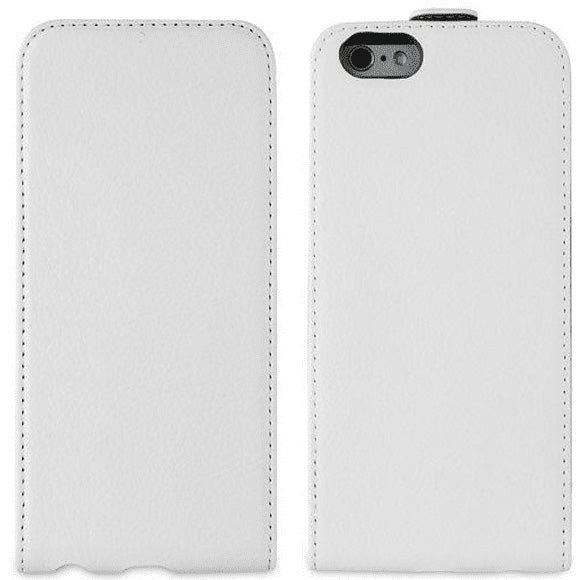 Pack Muvit Apple iPhone 6/6s funda Slim blanca + protector pantalla flexible