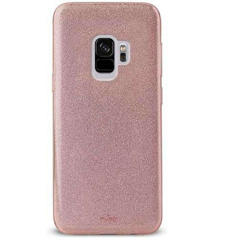 Carcasa Puro para Samsung Galaxy S9 Shine oro rosa.