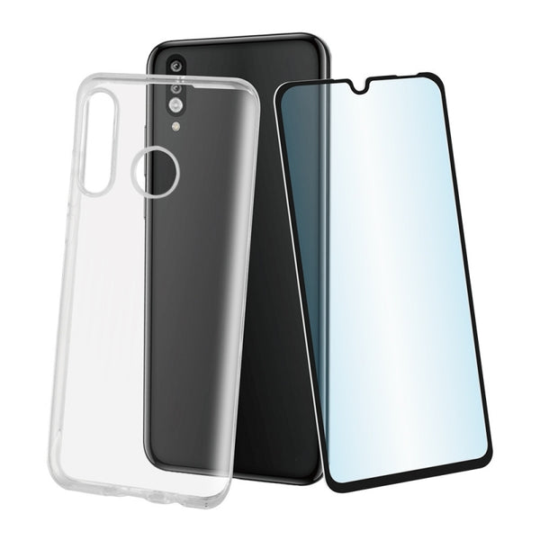 Pack Muvit Huawei P30 Lite funda Cristal Soft transparente + protector pantalla