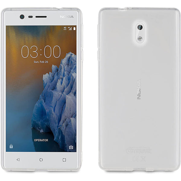 Carcasa Muvit Cristal Soft para Nokia 3 transparente.