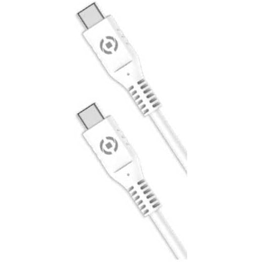 Cable Celly PCUSBCUSBC USB-C a USB-C 1 metro Blanco