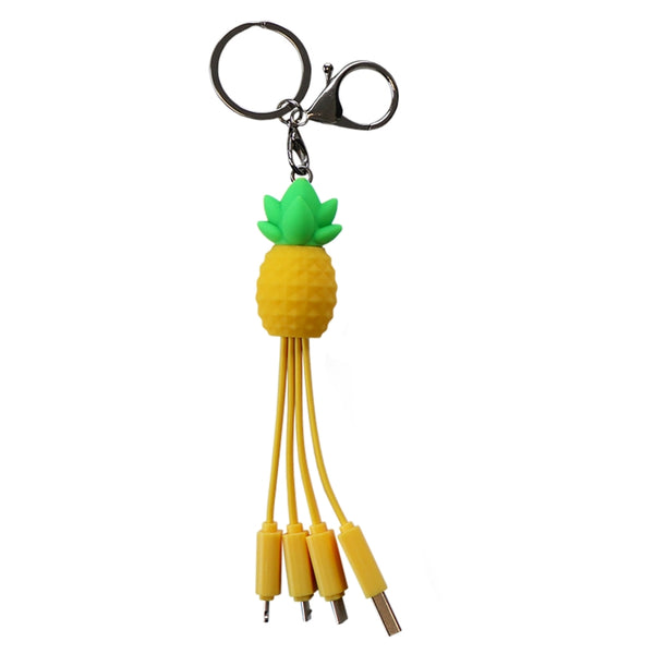 Cable Yello Koko Pineapple 3 en 1 USB A/micro USB y USB C y Light.. 0.15m