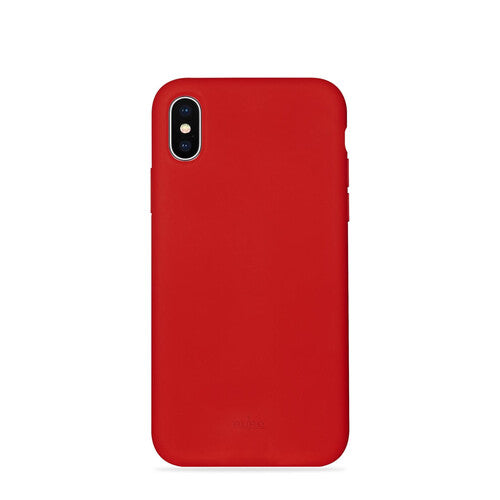 Funda PURO Soft Touch para Apple iPhone XS Max color rojo