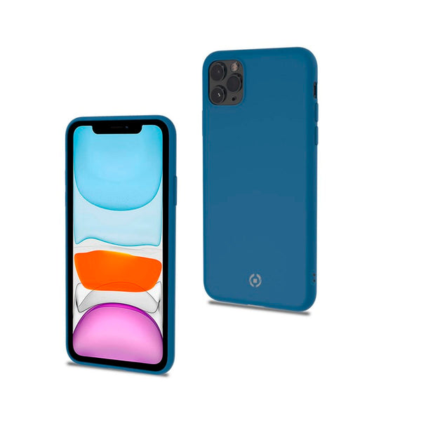 Funda Celly Candy Silicona Azul para iPhone 11 Pro
