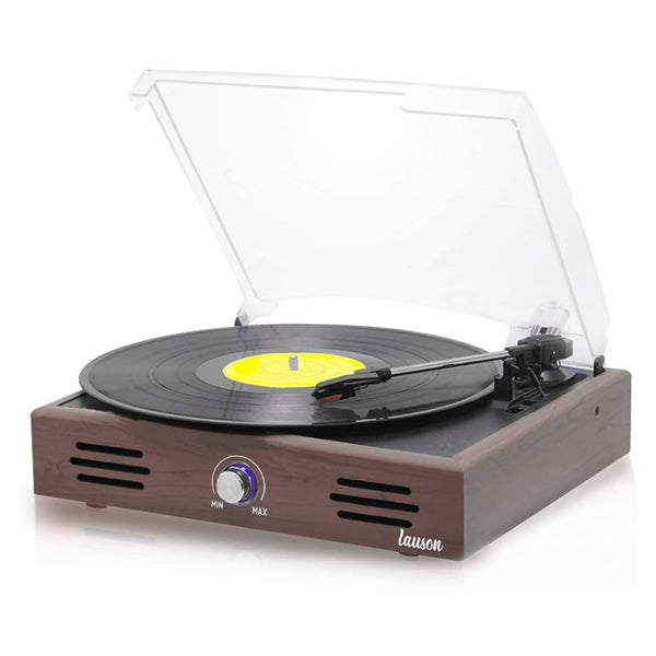 Tocadiscos de Vinilo Vintage Lauson JTF036 con Altavoces madera wengue Usado