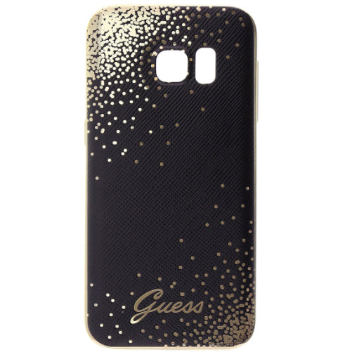 Carcasa Guess Dots para Samsung Galaxy S7 negro.
