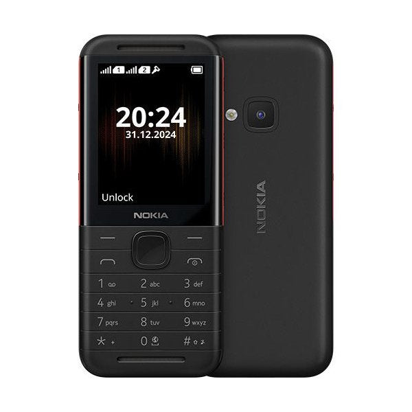 Teléfono móvil Nokia 5310 Negro-Rojo 2G DS GSM Usado