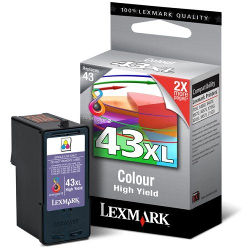 Cartucho de tinta Original Lexmark 43XL Tricolor
