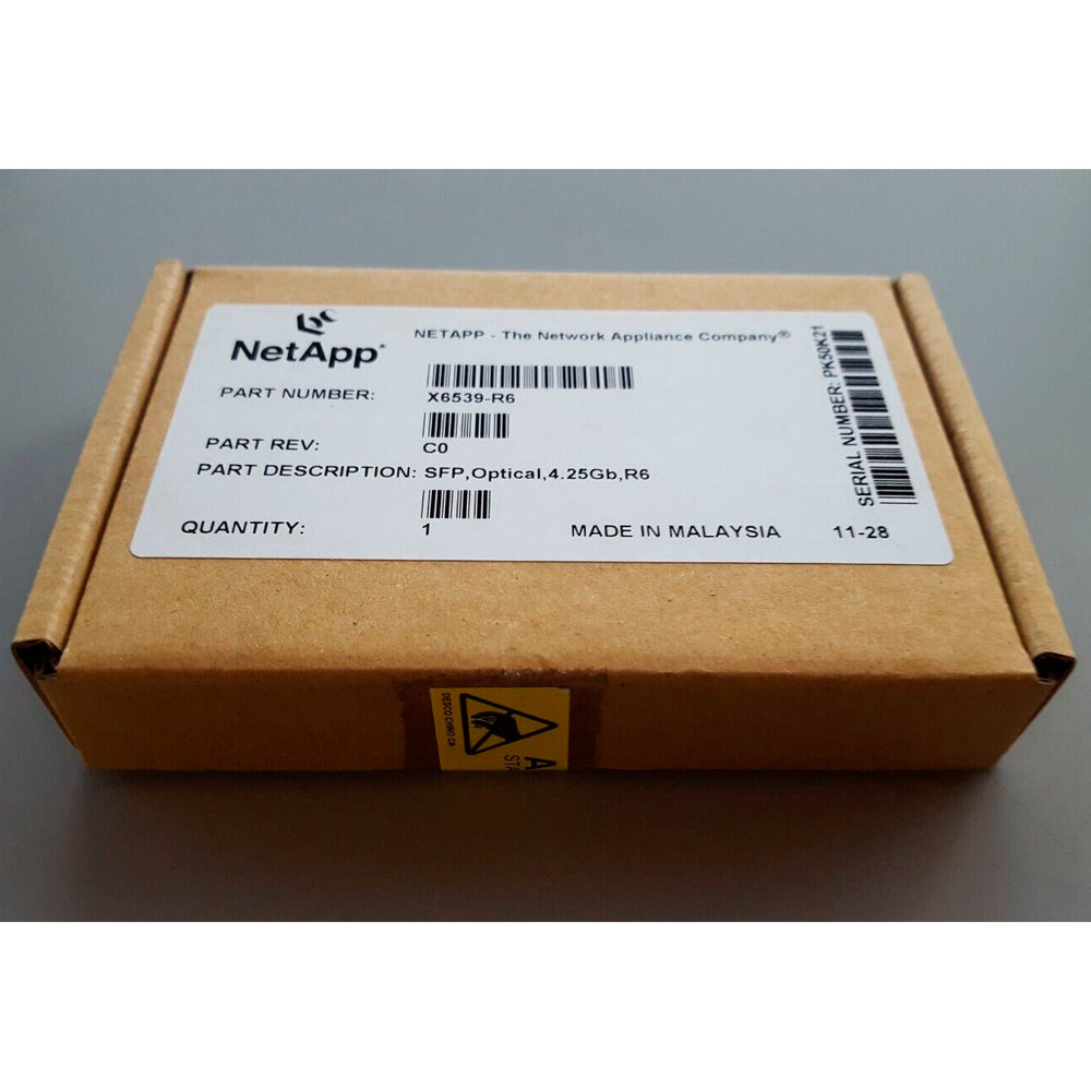 NetApp X6539-R6 Red modulo transceptor Fibra óptica 4.25GB SFP óptico