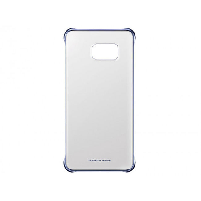 Funda Samsung Clear Cover Negra para Samsung Galaxy S6 Edge plus azul