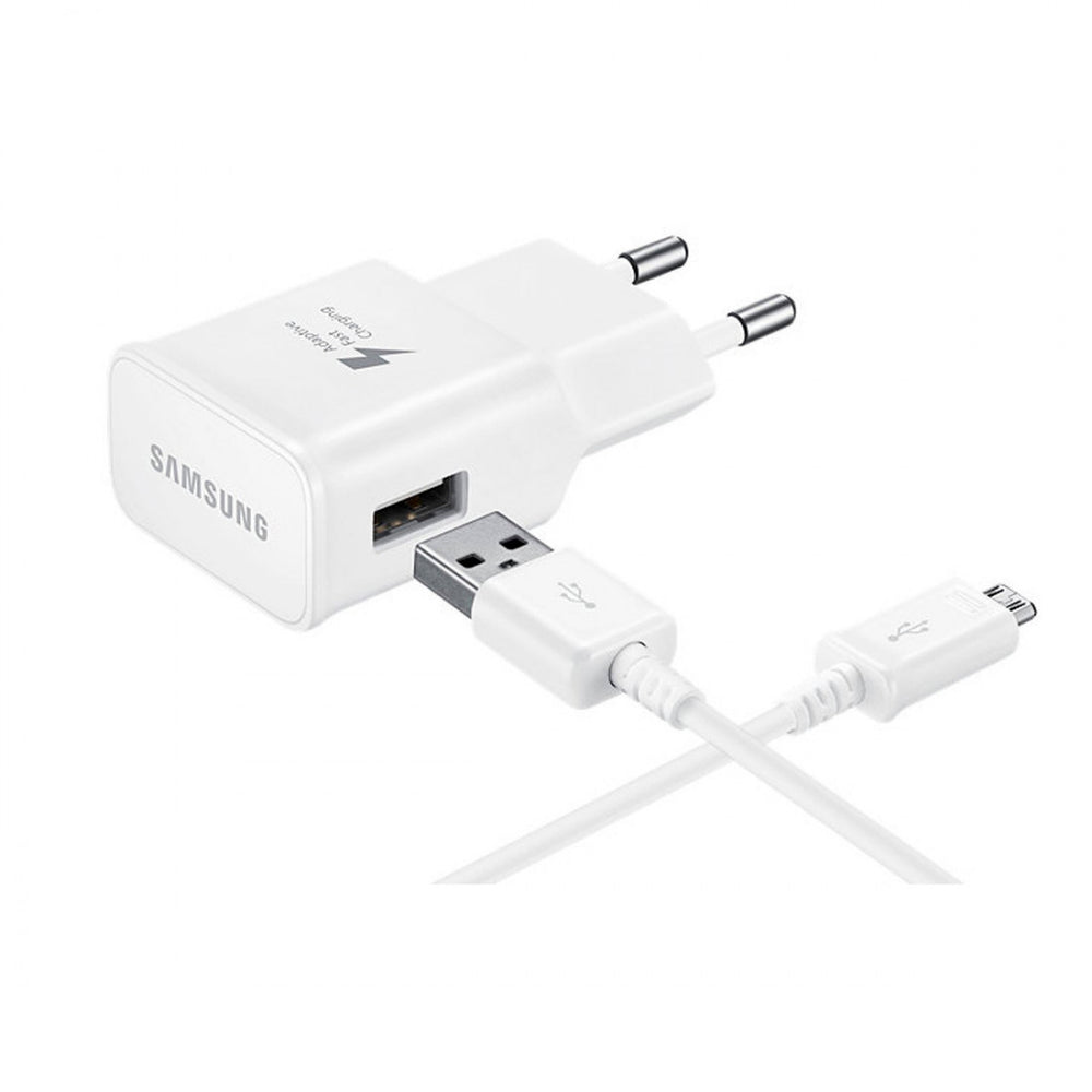 Samsung Pack cargador de pared USB 2A + Cable USB-Tipo C 1m blanco (NUEVO)