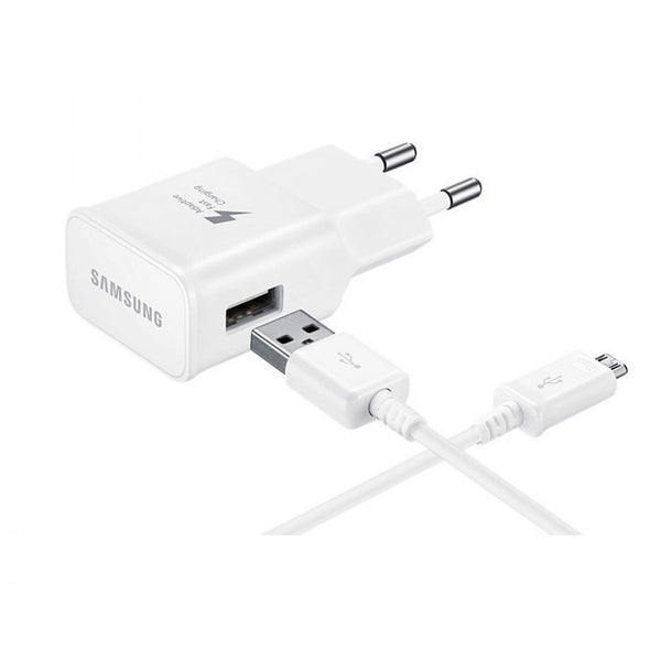 Samsung Pack cargador de pared USB 2A + Cable USB-Tipo C 1m blanco (NUEVO)