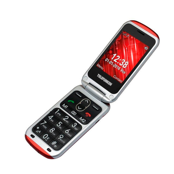 Teléfono Móvil Telefunken TM240 rojo Usado