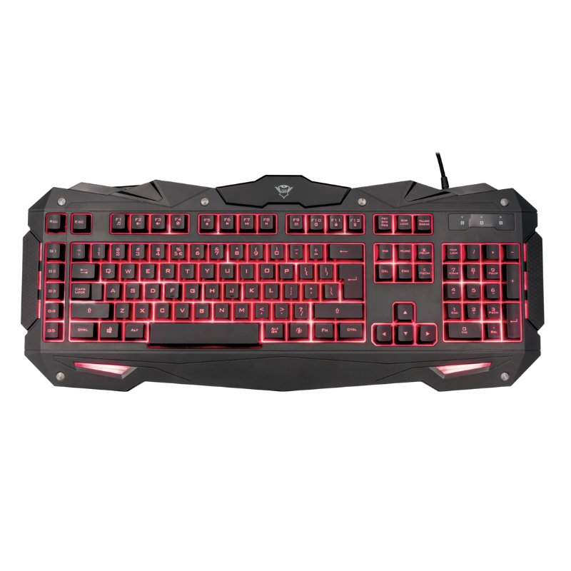 Teclado Membrana Gaming Trust GXT 840 Myra LED