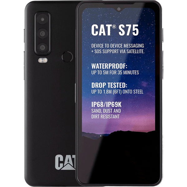 Smartphone Caterpillar Cat S75 5G 6/128GB Negro Libre Usado *Falla conexión WIFI